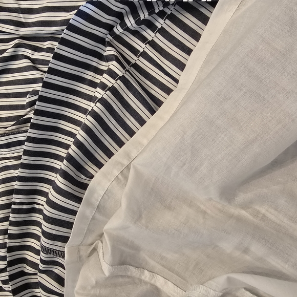 Striped Blue and White Maxi Dress - Picture 7 of 7